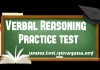 Verbal Reasoning Practice test