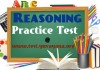 Reasoning Practice test