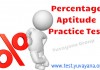 Percentage Aptitude Practice Test