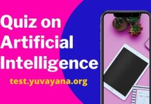 Quiz on Artificial intelligence