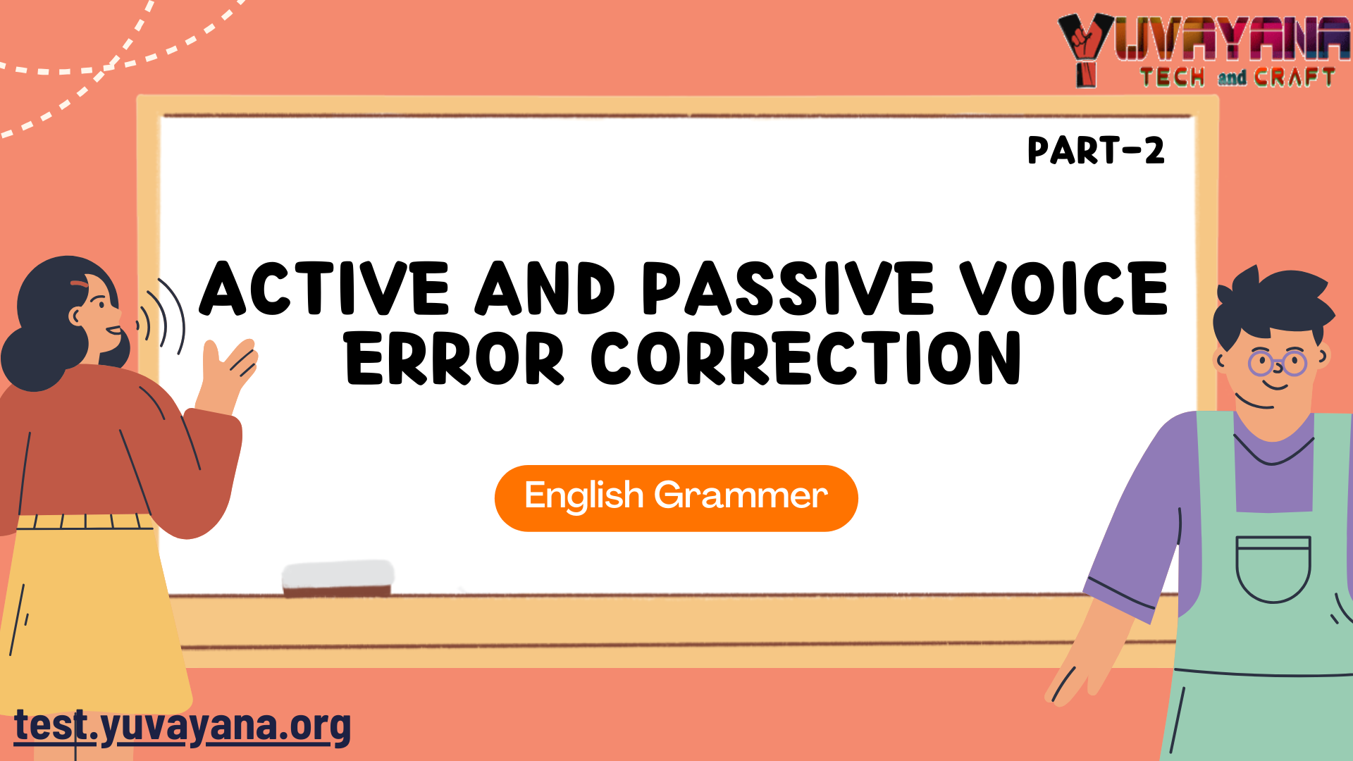 Active And Passive Voice Error Correction Part English Grammar Mcq