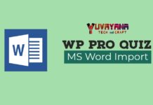 Wp Pro Quiz MS Word Import Addon