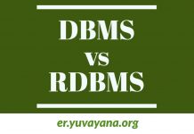 difference between DBMS and RDBMS