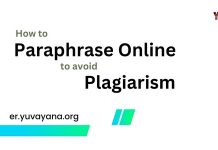 How To Paraphrase Online To Avoid Plagiarism