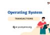 Transactions in Operating systems