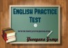 English practice test pictures