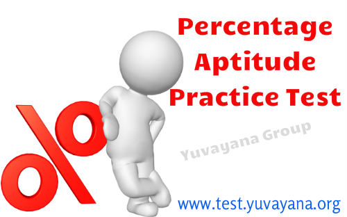 Percentage Aptitude Practice Test