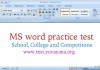 MS Word Computer Practice Test