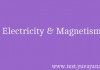Electricity and magnetism fundamentals