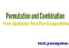 Permutation and combination aptitude test