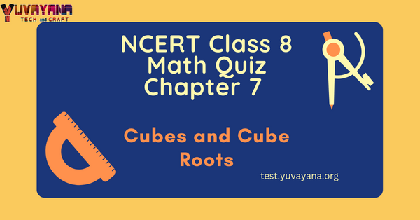 Ncert Class 8 Maths Chapter 7 Mcq Test Cubes And Cube Roots 5142