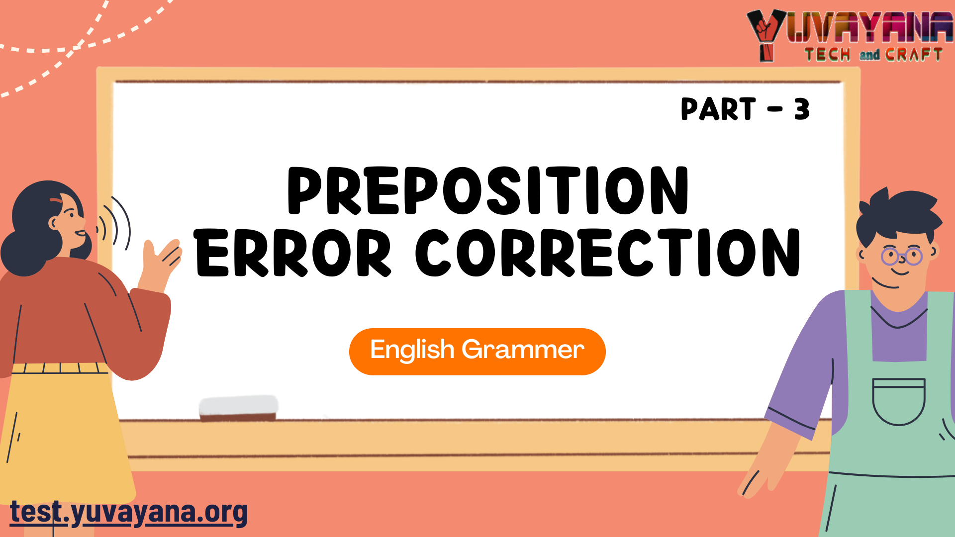 Preposition Error Correction Part 3 English Grammar MCQ Quiz with Answers