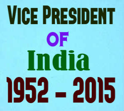 List of Vice President of India 1952-2015
